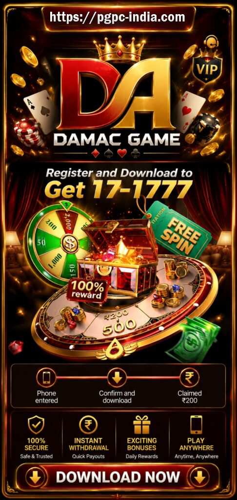 Damac Game mobile game banner for Android players in India