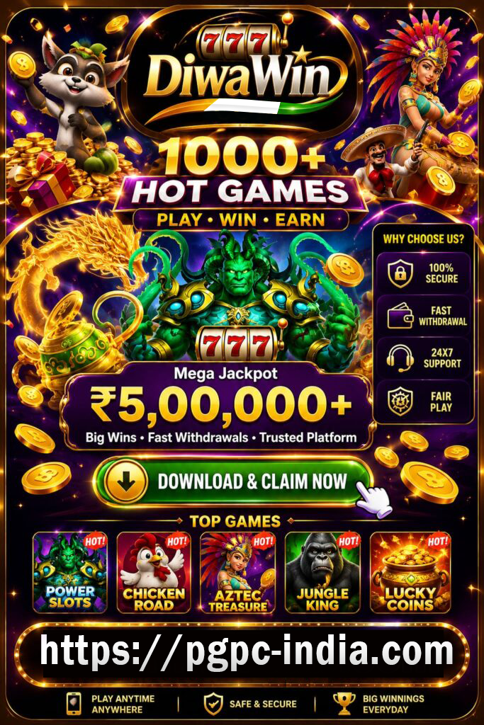 Diwa Win mobile game banner for Android players in India