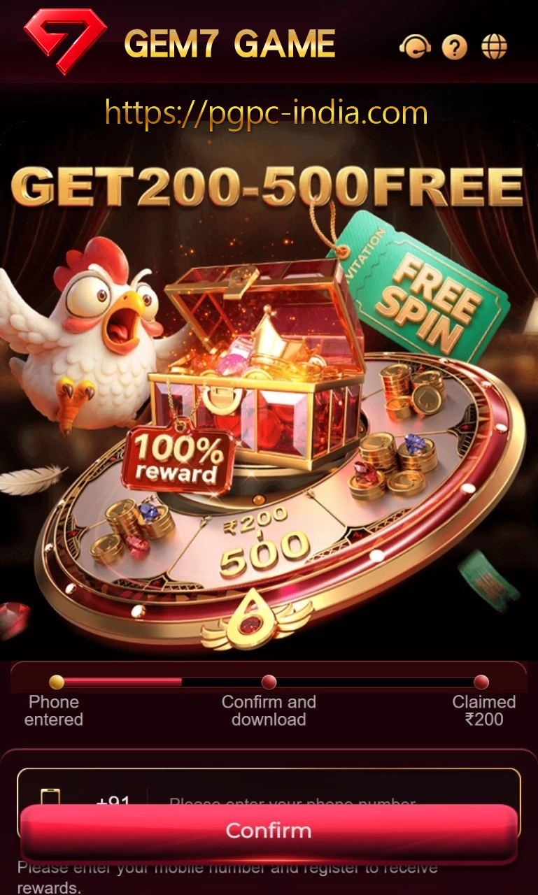 GEM7 Game mobile game banner for Android players in India