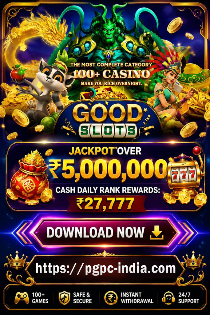 Good Slots mobile game banner for Android players in India