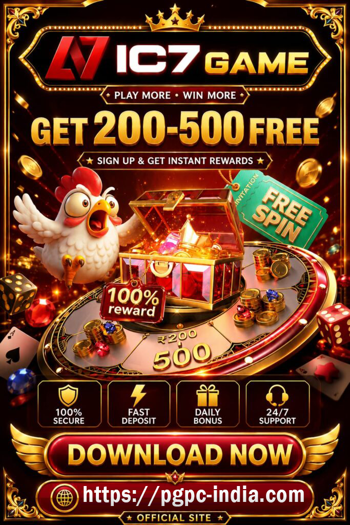 IC7 Game mobile game banner for Android players in India