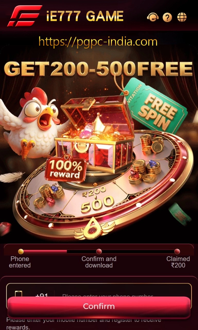 IE777 Game mobile game banner for Android players in India