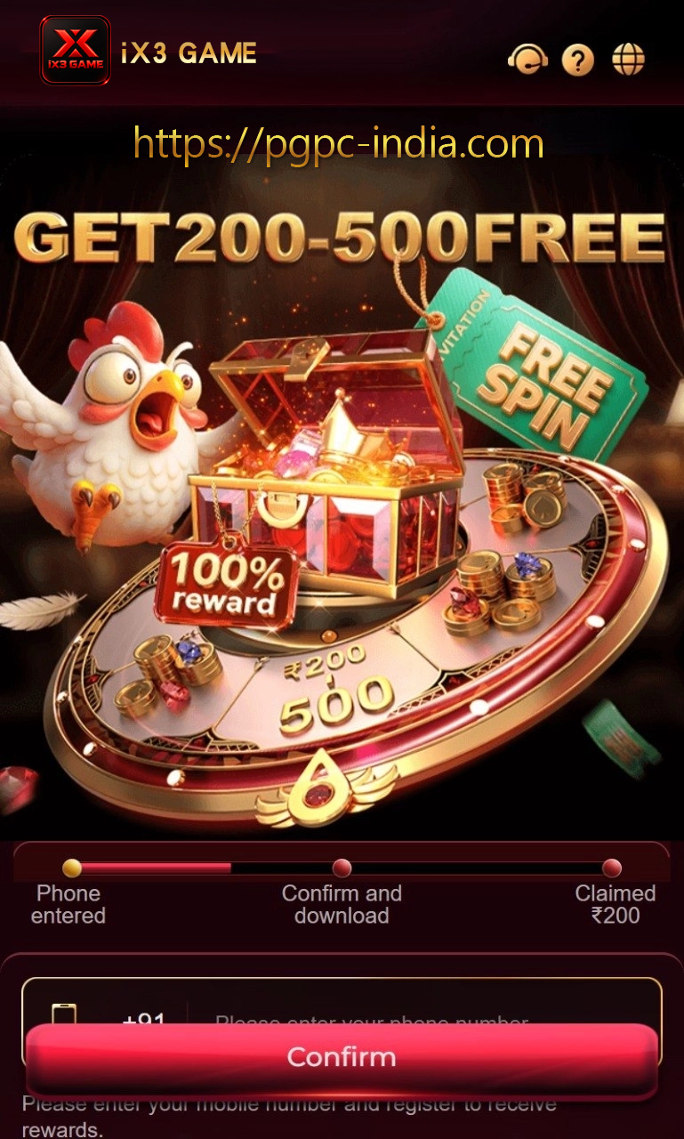 IX3 Game mobile game banner for Android players in India