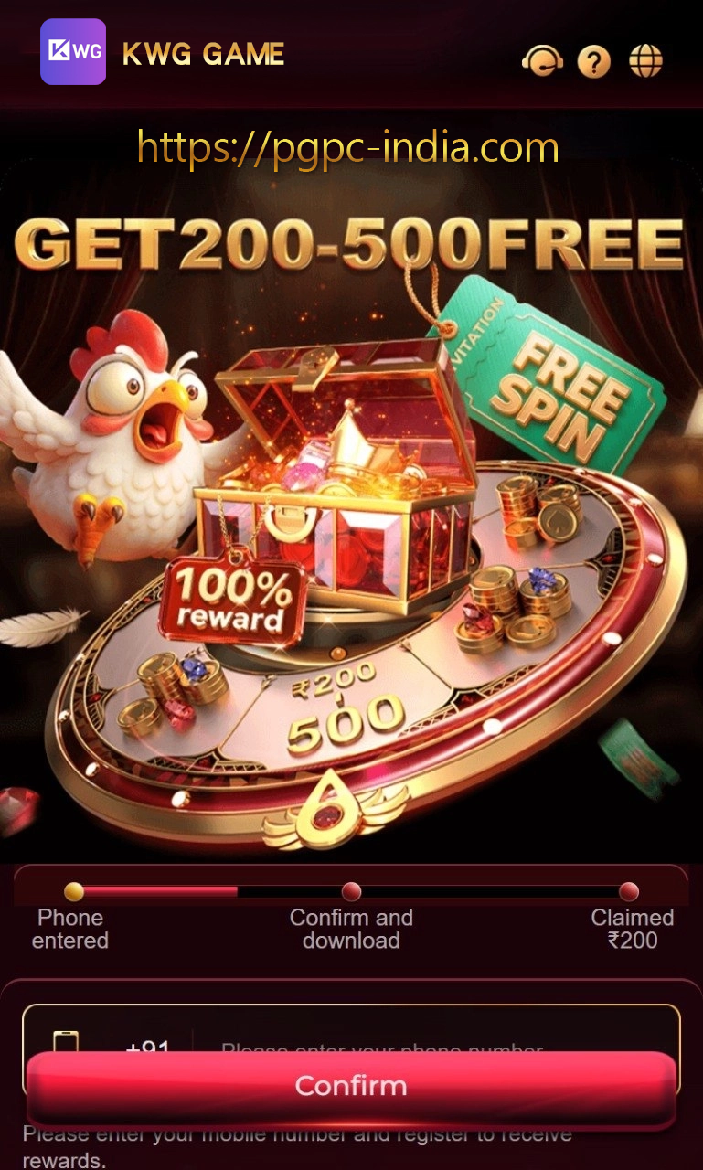 KWG Game mobile game banner for Android players in India