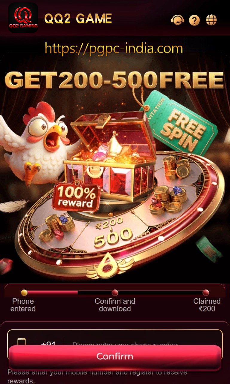 QQ2 Game mobile game banner for Android players in India