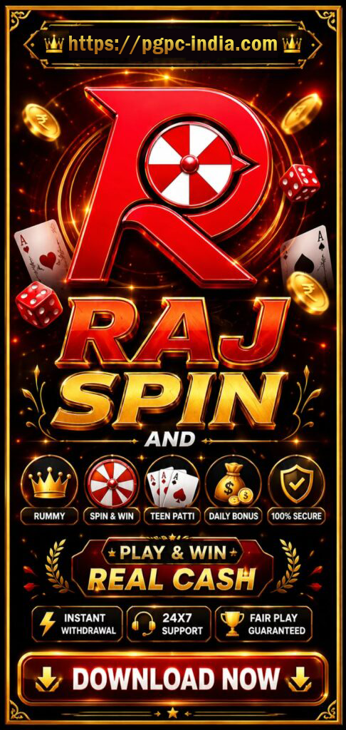 RAJSPIN Game mobile game banner for Android players in India