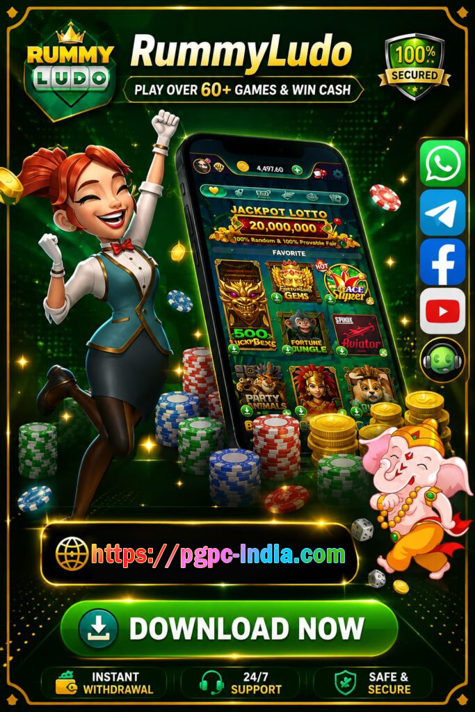 Rummy Ludo mobile game banner for Android players in India