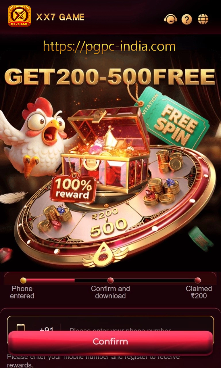 XX7 Game mobile game banner for Android players in India